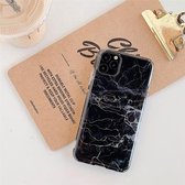 Voor iPhone 11 Pro TPU Smooth Marbled IMD mobiele telefoonhoes (Gold Jade F24)