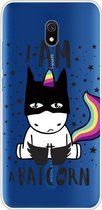 Voor Xiaomi Redmi 8A Lucency Painted TPU beschermhoes (Batman)