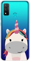 Voor Huawei P smart 2020 schokbestendig geverfd TPU beschermhoes (dikke eenhoorn)