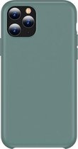Voor iPhone 11 Pro Max TOTUDESIGN Vloeibare siliconen Dropproof Coverage Case (groen)
