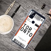 Voor OnePlus Nord N100 Boarding Pass Series TPU beschermhoes voor telefoon (Toronto)