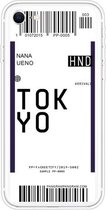 Voor iPhone SE (2020) / 8/7 Boarding Pass Series TPU telefoon beschermhoes (Tokyo)