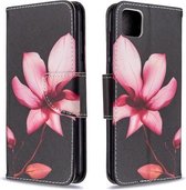 Voor Huawei Y5P / Honor 9S Gekleurde Tekening Patroon Horizontale Flip Leren Case met Houder & Kaartsleuven & Portemonnee (Lotus)