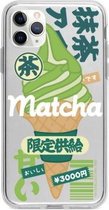 Voor iPhone 11 Lucency Painted TPU Protective (Matcha Ice Cream)