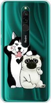 Voor Xiaomi Redmi 8 Lucency Painted TPU beschermhoes (hond)