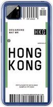Voor Huawei Y5P 2020 Boarding Card Series Pattern TPU beschermhoes (Hong Kong)