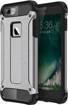 Voor iPhone 8 Plus en 7 Plus Tough Armor TPU + pc-combinatiehoes (grijs)
