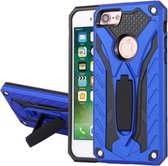 Tough Armor TPU + pc-combinatiehoes met houder, voor iPhone 8 & 7 Tough Armor TPU + pc-combinatiehoes met houder (blauw)