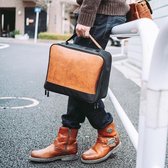 Digitale accessoires opbergtas Grote capaciteit muis met twee compartimenten Datakabel Beschermtas Afwerkingsdoos, specificatie: Extra groot (zwart)