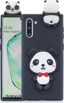 Voor Galaxy Note 10 3D Cartoon Pattern Shockproof TPU beschermhoes (Red Bow Panda)