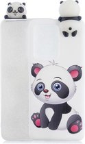 Voor Galaxy S20 Ultra schokbestendig Cartoon TPU beschermhoes (Panda)