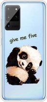 Voor Samsung Galaxy Note 20 schokbestendig geverfd TPU beschermhoes (Tilted Head Panda)