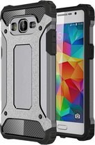 Voor Galaxy Grand Prime / G530 Tough Armor TPU + pc combinatiebehuizing (grijs)