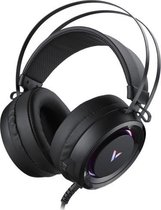 Rapoo VH500C desktopcomputer 7.1-kanaals RGB-lichtgevende game-headset met korte microfoon, kabellengte: 2,2 m (zwart)