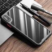 Voor iPhone XS / X iPAKY Dawn Series Airbag schokbestendig TPU-hoesje (zwart)