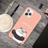 Voor iPhone 11 Pro Cartoon Animal Pattern Shockproof TPU beschermhoes (Orange Panda)