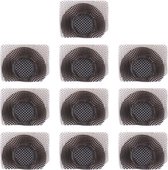10 stuks microfoon / zaklamp stofdicht gaas voor iPhone 11 Pro Max / 11 Pro / 11 (zwart)