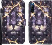Voor Sony Xperia L4 3D Geschilderd Patroon Horizontale Flip Leren Case met Houder & Portemonnee & Kaartsleuf & Lanyard (Thunder Lion)