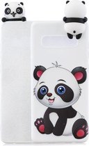 Voor Galaxy S10 schokbestendige Cartoon TPU beschermhoes (Panda)