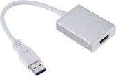 Externe grafische kaart converterkabel USB3.0 naar HDMI (zilver)
