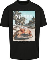 Heren Oversized T-Shirt Havana Vibe Oversize Tee zwart