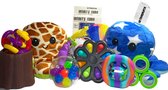Ultrasativa® - Fidget Pakket - Spinner - Sticky Ball - Magic Rings