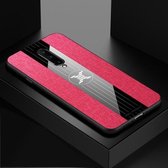 Voor OnePlus 7 Pro XINLI Stitching Cloth Texture Schokbestendig TPU beschermhoes (rood)