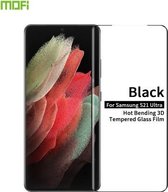 Voor Samsung Galaxy S21 Ultra 5G MOFI 9H 3D Explosieveilige Heet Buigen Volledig Scherm Bedekt Gehard Glas Film (Zwart)