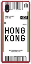 Voor Samsung Galaxy A01 Core Boarding Pass Series TPU telefoon beschermhoes (Hong Kong)