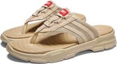 Vrijetijdskleding Strand Antislip Zachte slippers voor heren (Kleur: Abrikoos Maat: 44)