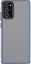 Voor Samsung Galaxy Note20 honingraat schokbestendig TPU-hoesje (blauw)