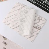 2 pakjes cake vetvrij papier bakverpakkingen bordpapier hamburgerpapier, kleur: bruin gebak