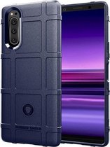 Voor Sony Xperia 5 II volledige dekking schokbestendige TPU-hoes (blauw)