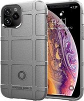 Volledige dekking, schokbestendig TPU-hoesje voor iPhone 11 Pro (grijs)