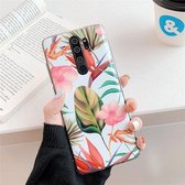 Voor Xiaomi Hongmi Note 8 Pro Smooth Flower Series IMD TPU mobiele telefoonhoes (Strelitzia KF5)