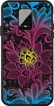 Voor Xiaomi Redmi Note 9 Pro Max patroon afdrukken reliëf TPU mobiele hoes (oogverblindend kant)