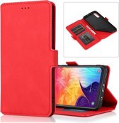 Voor Samsung Galaxy A50 Retro Magnetische Sluiting Horizontale Flip Leren Case met Houder & Kaartsleuven & Fotolijst & Portemonnee (Rood)