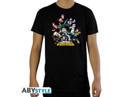 MY HERO ACADEMIA - Tshirt Heroes man SS black - basic