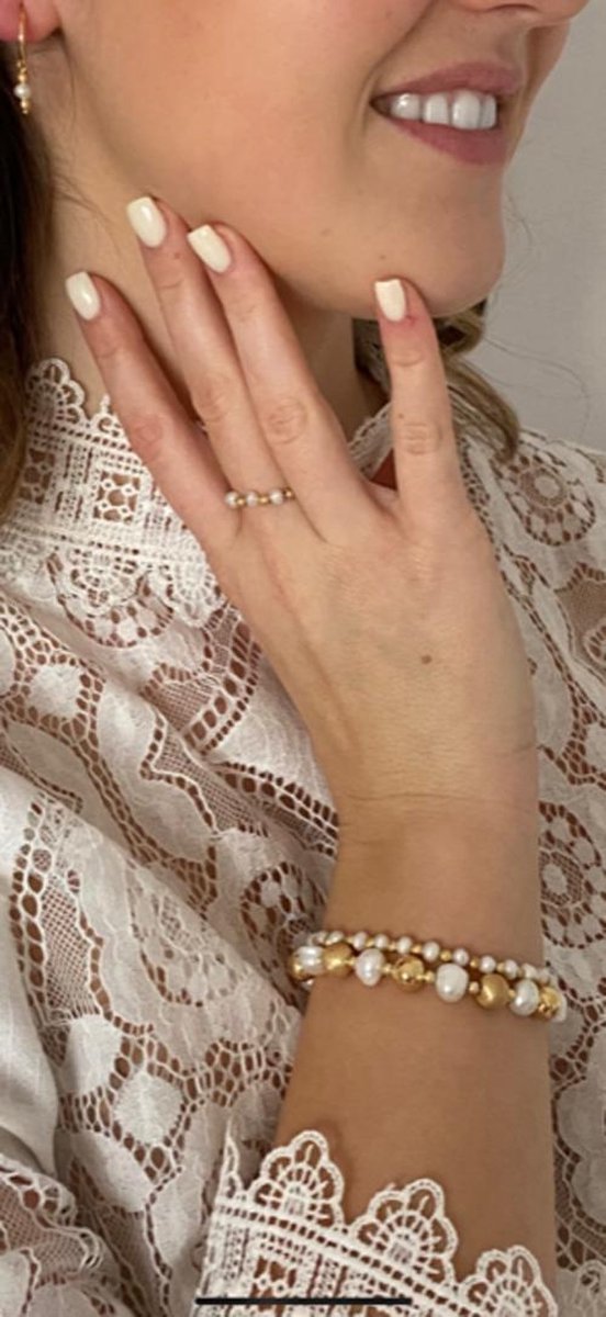 Casa Jewelry Armband Blanca - Goud Verguld | bol.com