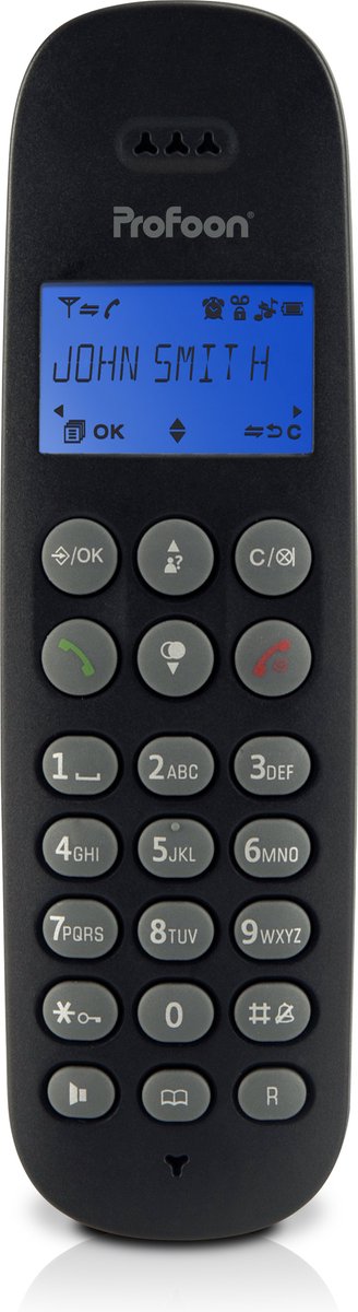 Profoon PDX-300 TRIPLE DECT telefoon triple, zwart foto 4