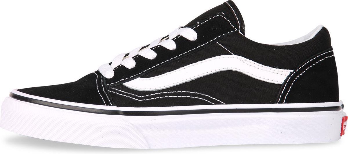 Vans Old Skool Sneakers Kinderen - Black/True White | bol.com