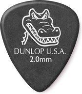 Dunlop Tortex Gator Grip Pick 2.00 mm 6-pack standaard plectrum