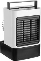 USB oplaadbare mini-airconditioner huis slaapkamer bureau ventilator (wit)