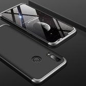 GKK Three Stage Splicing Full Coverage PC Case voor Huawei P smart 2019 / Honor 10 Lite (zwart zilver)
