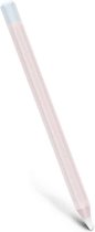 Voor Apple Pencil 2 Stylus Touch Pen Split Contrast Kleur Siliconen Beschermhoes (Macaron Pink)