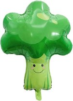 2 STUKS Cartoon Groenten en Fruit Aluminiumfolie Ballon Kinderen Feestdecoratie Levert Opblaasbaar Speelgoed (Broccoli)