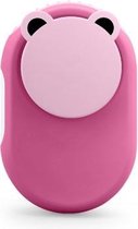 Q59 Mini Lazy Hanging Neck Fan Leafless Mute USB Portable Air Cooler (Pink)