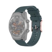 Voor Ticwatch Pro 2020 / Ticwatch GTX 22 mm polsband met stiptextuur (olijfgroen)