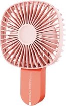 Desktopventilator Afneembare draagbare slaapzaal Home Out draagbare USB-ijslollyventilator, kleur: roze