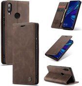 CaseMe Multifunctionele Retro Frosted Horizontale Leren Flip Case voor Huawei P Smart 2019 / Honor 10 Lite, met Kaartsleuven & Houder & Portemonnee